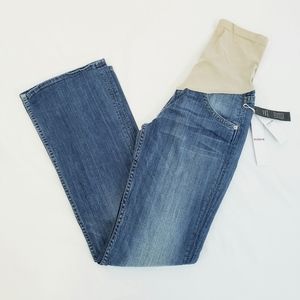 NWT Hudson Signature Ballet Bootcut Maternity Denim Jeans Size 29 petite